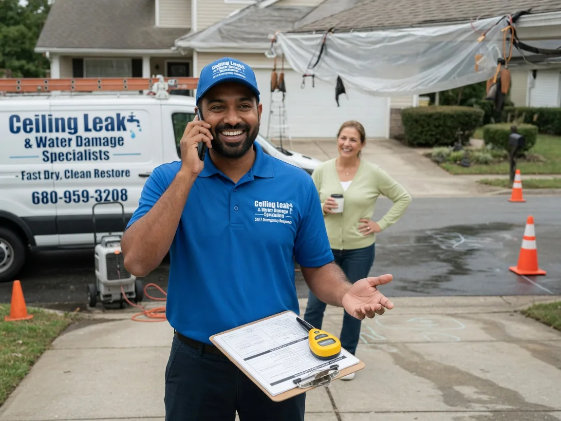 Ceiling Leak Cleanup Stella, NC FAQs